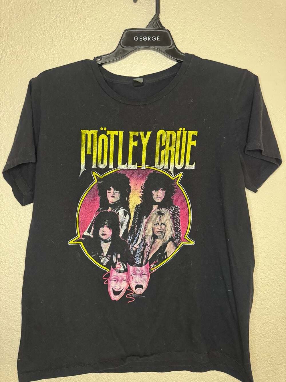 Mötley Crüe Band T-Shirt Black Graphic Tee